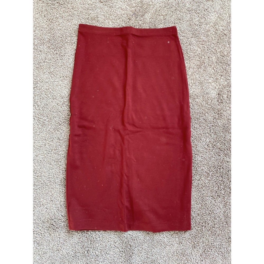 Maroon Pencil Skirt Forever 21